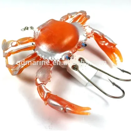 Wholesale Artificial Crab Lure Bait: 3D Simulation Soft Fish Bait for Bass & Trout Fishing Tackle Accessories