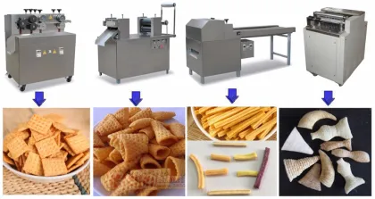 French fried cheetos potato chips snack machine processing line