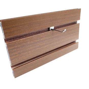 High-Quality Aluminum Slatwall Panels with Unique Wood Grain Design for Sale