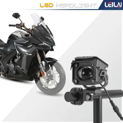 30W LED Fog Lamp Spotlight - Dual Colors Motorcycle Lighting System