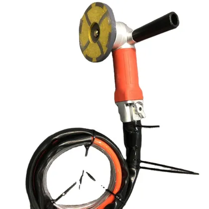 Top Handheld Pneumatic Stone Polisher with Rear Exhaust
