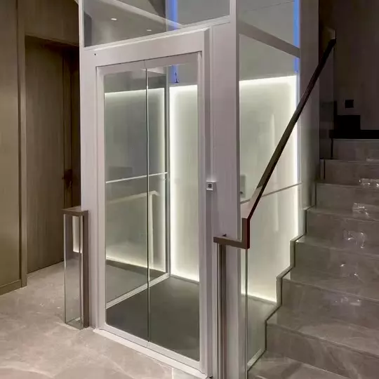 Hydraulic Driven Home Elevator with Enclosure