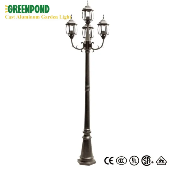 Multi-headed Novelty 240V Cast Aluminum Garden Light