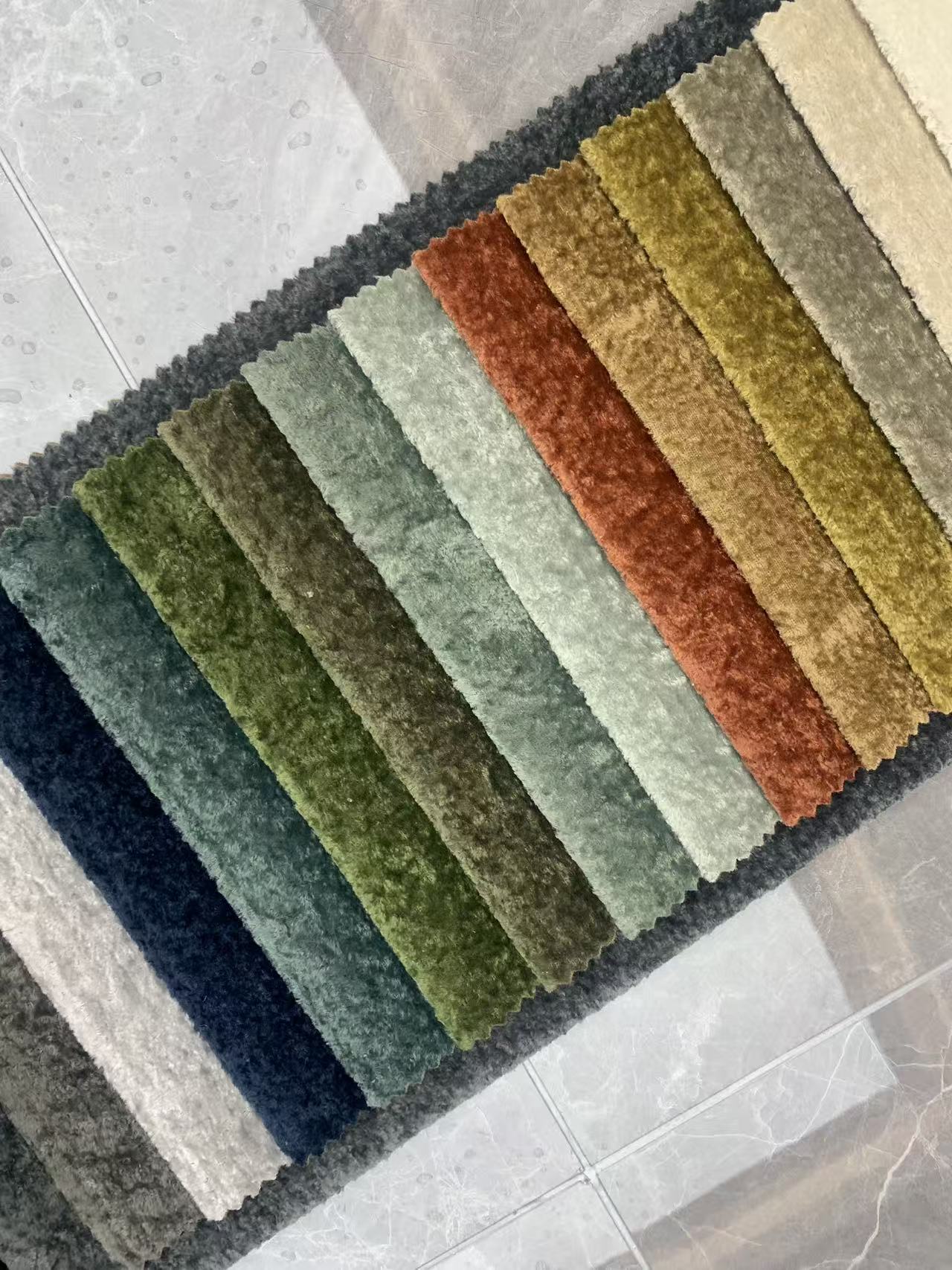 Classic Modern Solid Velvet Fabric for sofa