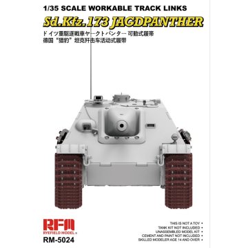 Rye Field Model RFM RM-5024 1/35 Workable Track for Sd.Kfz.173 Jagdpanther - Scale model Kit