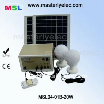 Solar Home Lighting Kits & Phone Charge