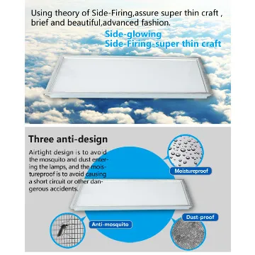 SZ 30x30, 30x60, 60x60, 60x120 led panel light