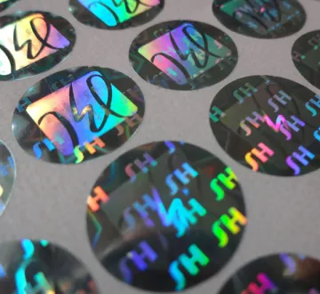 Hot stamping hologram label