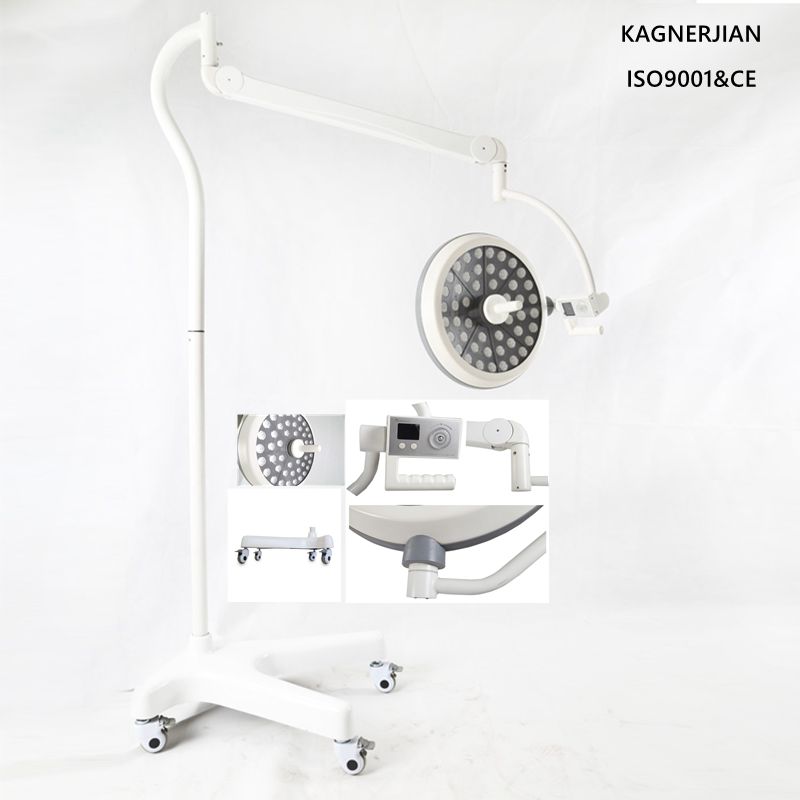 Surgical shadow-free true-color illumination operating lamp