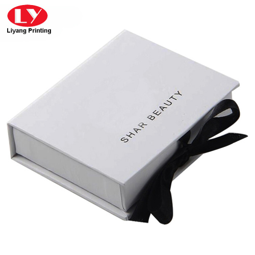 Book Shape Magnetic Box Ribbon Closure