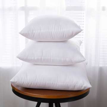 High Quality White Square PP Filling Cotton Throw Pillows for Home Decor