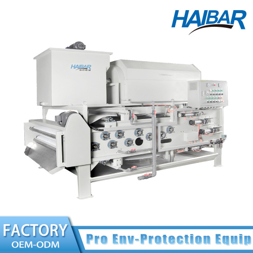 Belt Press Sludge Thickening and Dewatering SystemHTB-500
