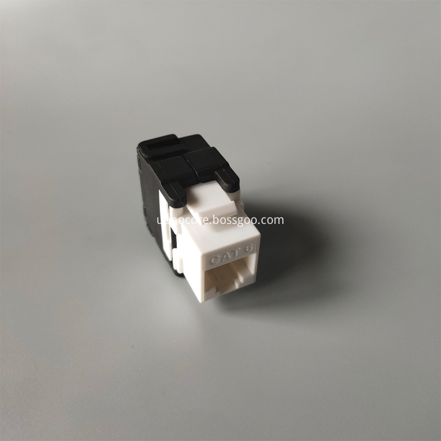 UTP cat6 keystone jack dual IDC