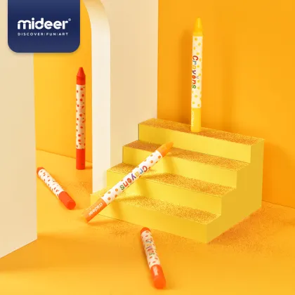 Mideer Children's Drawing Toys 12/24 Colors Washable Crayons Safe And Harmless Painting Set