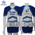 Custom cheerleading uniform with crystal