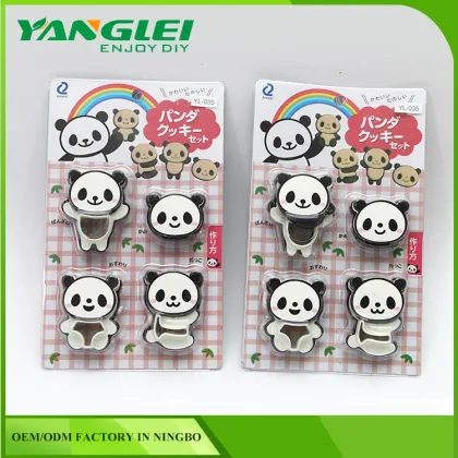 lovely panda cookie cutter