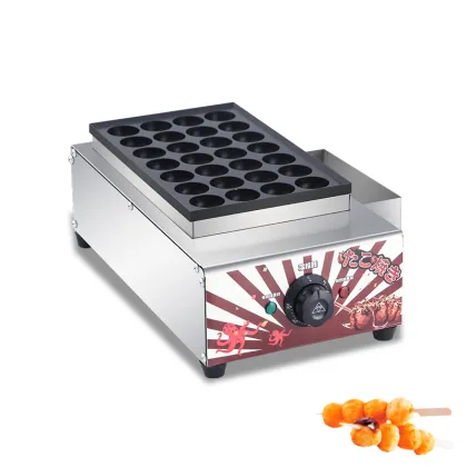 Electric Grilled Takoyaki and Fish Plate