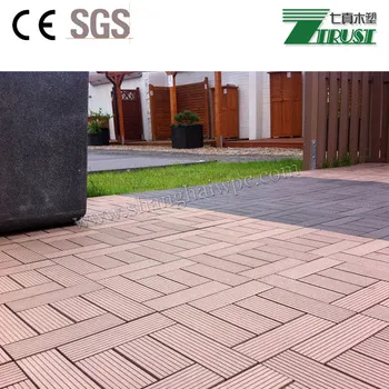 Cheap price outdoor Wood Plastic Composite DIY Decking Tiles