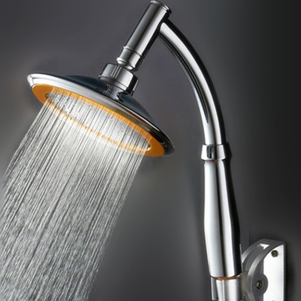 6 inch adjustable shower head rain shower head anti limestone water saving nozzle ionic shower head regadera para ducha 30A29