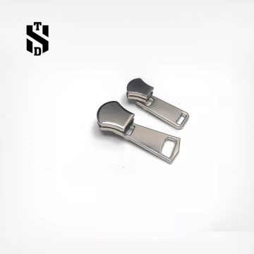 Wholesale-custom logo metal zipper pull head zipper slider