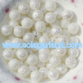 Perles rondes de gumball de perle en plastique acrylique de 6MM 8MM 10MM