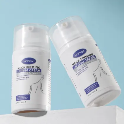 Private Label Retinol Neck Tightening Cream with Collagen, Vitamin B5, Day & Night Firming Anti-Aging Neck Repair Cream