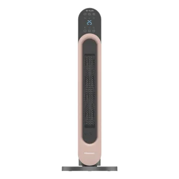 2200W Portable Ceramic PTC Oscillating Tower Fan Heater with Remote Control, Digital Thermostat, and 12h Timer