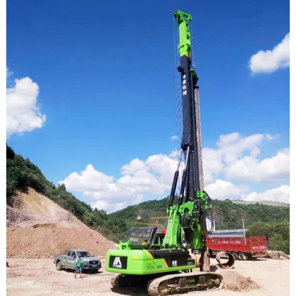 TYSIM Engineering Construction Machinery Hydraulic Rotary Drilling Rig KR220C with CAT Chassis