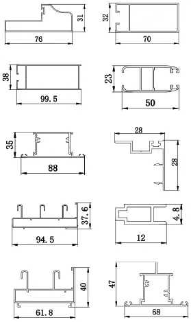 Integrated Aluminum Building System: Custom Profiles for Malaysian Doors and Windows