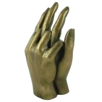Factory cast metal brass hands