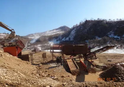Gold mining machinery