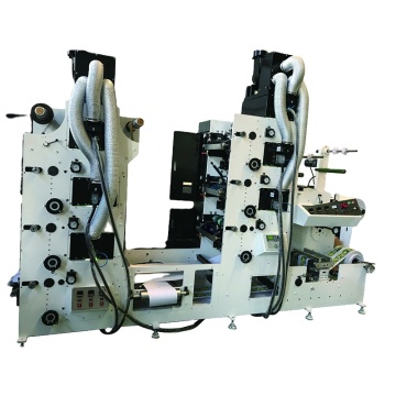 High Speed Label Flexo Graphic Printing Machine: Two Towers Eight Colors