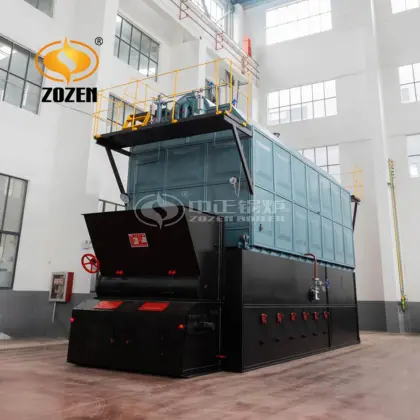 Industrial Water Tube Biomass Pellet Wood Chip Boiler