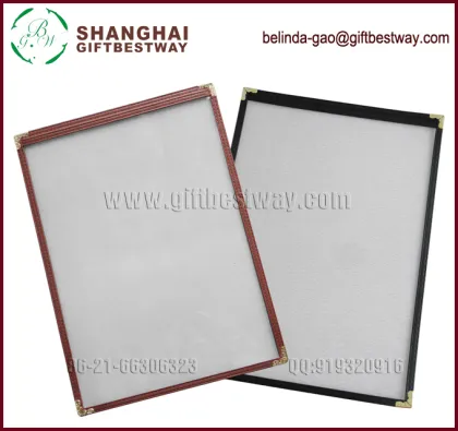 Three panels with 6 views types of plastic folders types of plastic folders