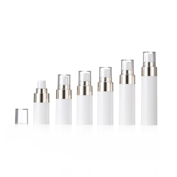White Cosmetics Airless Bottles: 15ml to 50ml Customizable