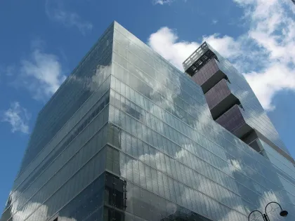 Architectural Reflective Coated Glass, Building Windows Safety Tempered Glass With Polish Edge