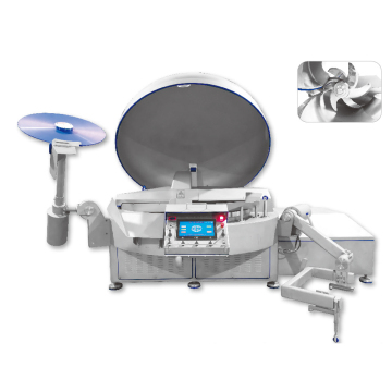 Large capacity vacuum bowl cutter