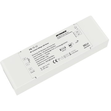 Skydance PB-75-12 PB-75-24 RF Wireless Remote Control LED Driver Transformer 75W 110V-230V AC