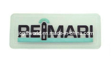 Προσαρμοσμένο ένδυμα ετικέτα/τσάντα PVC μπαλώματα (JC203)