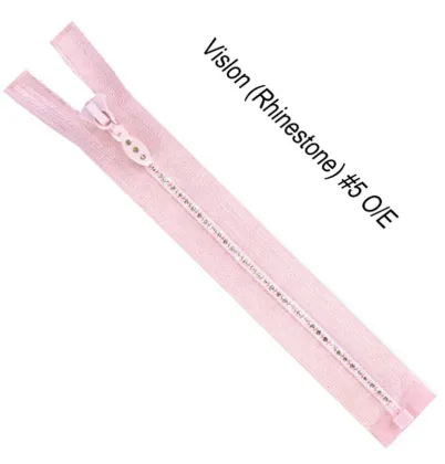 #3 #5 8# #10 magic diamond zipper rhinestone teeth zippers shiny crystal stones plastic zipper for winter jackets