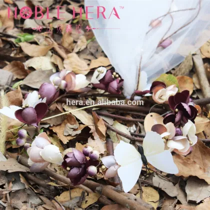 Charming Bridal Hawaii Party Hair Accessories Floral Wreath Veils Headband