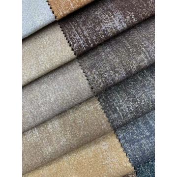 Tissu de velours hollandais scintillant de qualité supérieure, doré et argenté