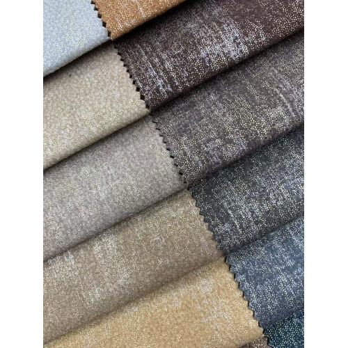 Tissu de velours hollandais scintillant de qualité supérieure, doré et argenté