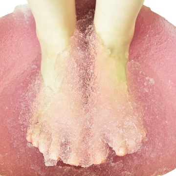 Natural Private Label Exfoliating Scrub Kit with Orange, Lemon, Green Tea, Rose, Lavender & Crystal Jelly Foot Spa Bath Salts