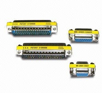Mini D-SUB Gender Changer Connector, OEM/ODM Orders Are Welcome