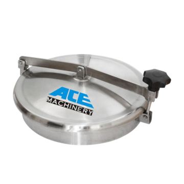 SS304 SS316 Food Grade Round Manhole Cover for Water Tank with SS Handle