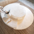 Table ronde de concepteur de table basse en marbre