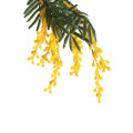 Artificial Acacia Flowers Yellow Mimosa Spray Cherry Fruit Branch Wedding Party Event Decor Home Table Flower