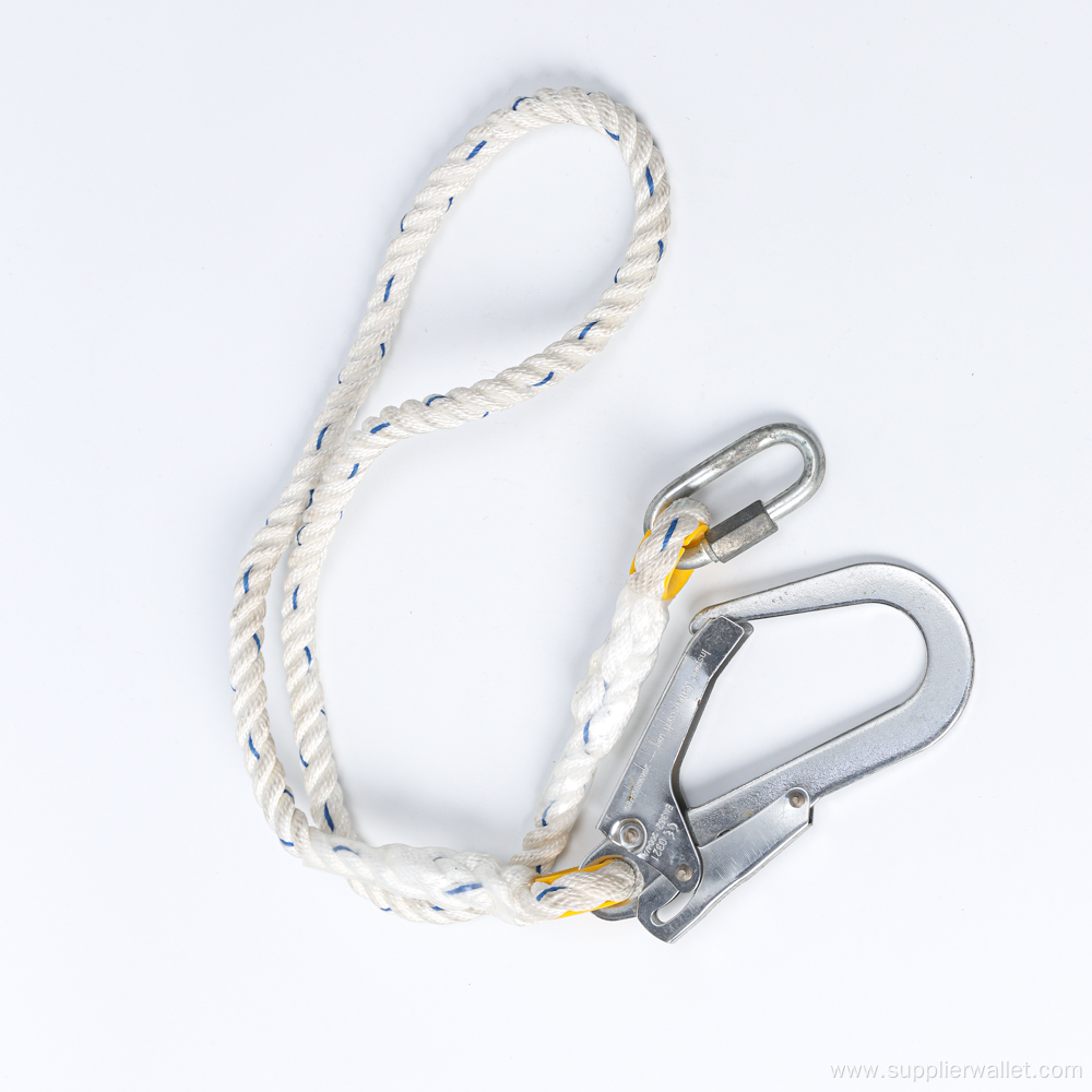 Fall Restraint Harness And Lanyard