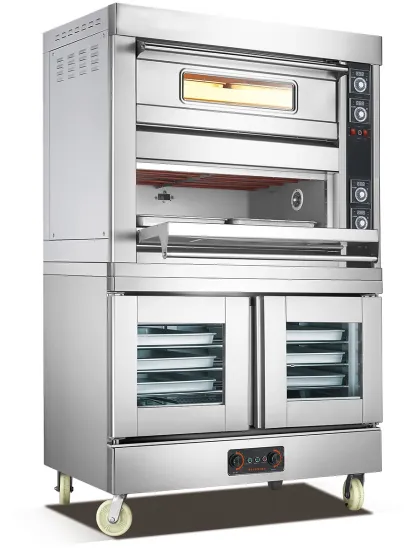 Stainless Steel Electric Fermentation with Baking Oven 2-Layer 4-Trays 10 Pans